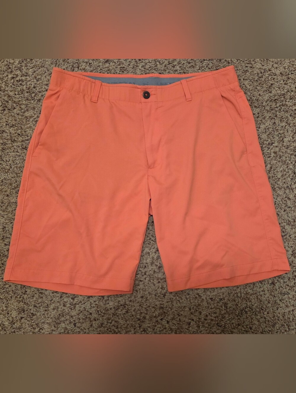 Under Armour Coral Flat-Front Performance Shorts